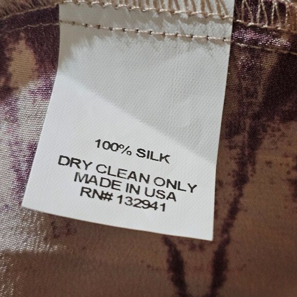 Amanda Uprichard Aztec Style Cold Shoulder Keyhole Chest & Back 100% Silk Dress - Picture 10 of 10